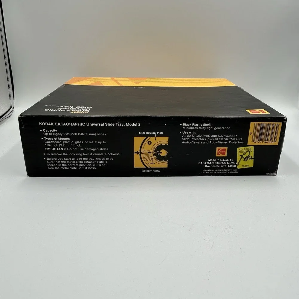 Vintage Kodak Ektagraphic Universal Slide Tray‎ Model 2 in Box